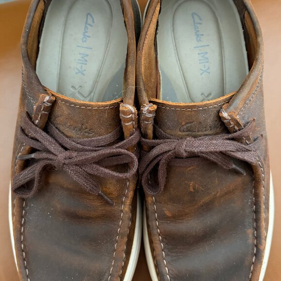 Clarks Brown Leather Wallabees
